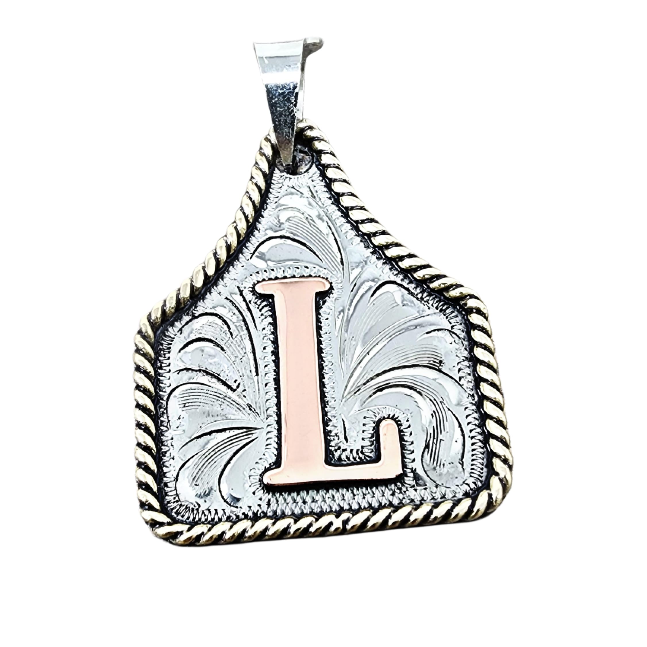 Custom Handmade Cow Tag Western Necklace with