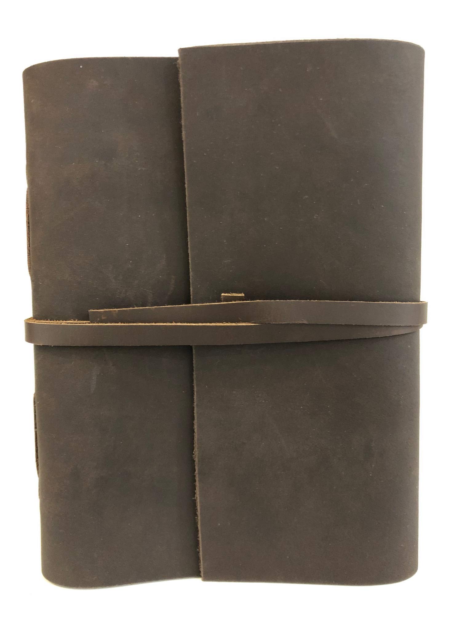 Leather Journal Blank Paper - Handmade Leather Bound Writing Notebook (6x8 in), Leather Journal for Men & Women, Poetry Journal, Lined Journal Notebooks & Journals to Write in for Women, Mens Journal