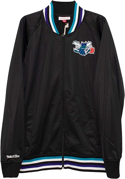 mitchell and ness charlotte hornets jacket
