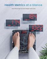 RENPHO Weighing Scales Smart Body Fat Scale Bluetooth Marble Elis 1 view 2