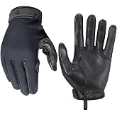 Patrol Gloves Tactical Glove Mens Goatskin Palm Touchscreen Lightweight