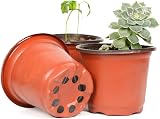 Cymax 100 Pack 10cm Plant Nursery Pots with Plant Labels Seed Starting view 5