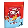 Cheez-It Snap'd Cheese Cracker Chips, Thin Crisps, Lunch Snacks, Cheddar Sour Cream Onion, 9oz Box (12 Packs)