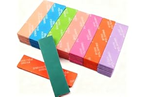 IRISFLY 30Pcs Sanding Sponge for Model,Waterproof Wet Dry Hobby Model Tool,Sanding Block Assortment Set (400,600,800,1000,1200,1500 Grit)