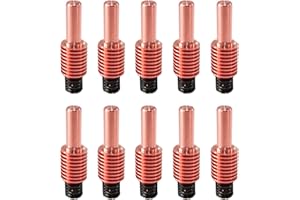 Gkaikpe 220842 Electrodes 10PCS Fit Hypertherm Powermax 45XP/65/85/105 Plasma Cutting Torch Consumables