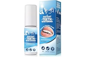 TOPICY Tooth Paint, Teeth Whitening Paint, Instant White Tooth Paint, Tooth Polish Uptight White, Portable and Simple, Blue