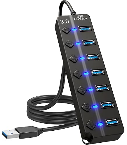 Hub USB C De 4 Puertos De 10 Gbps, USB-C A USB-C, Adaptador Multipuerto