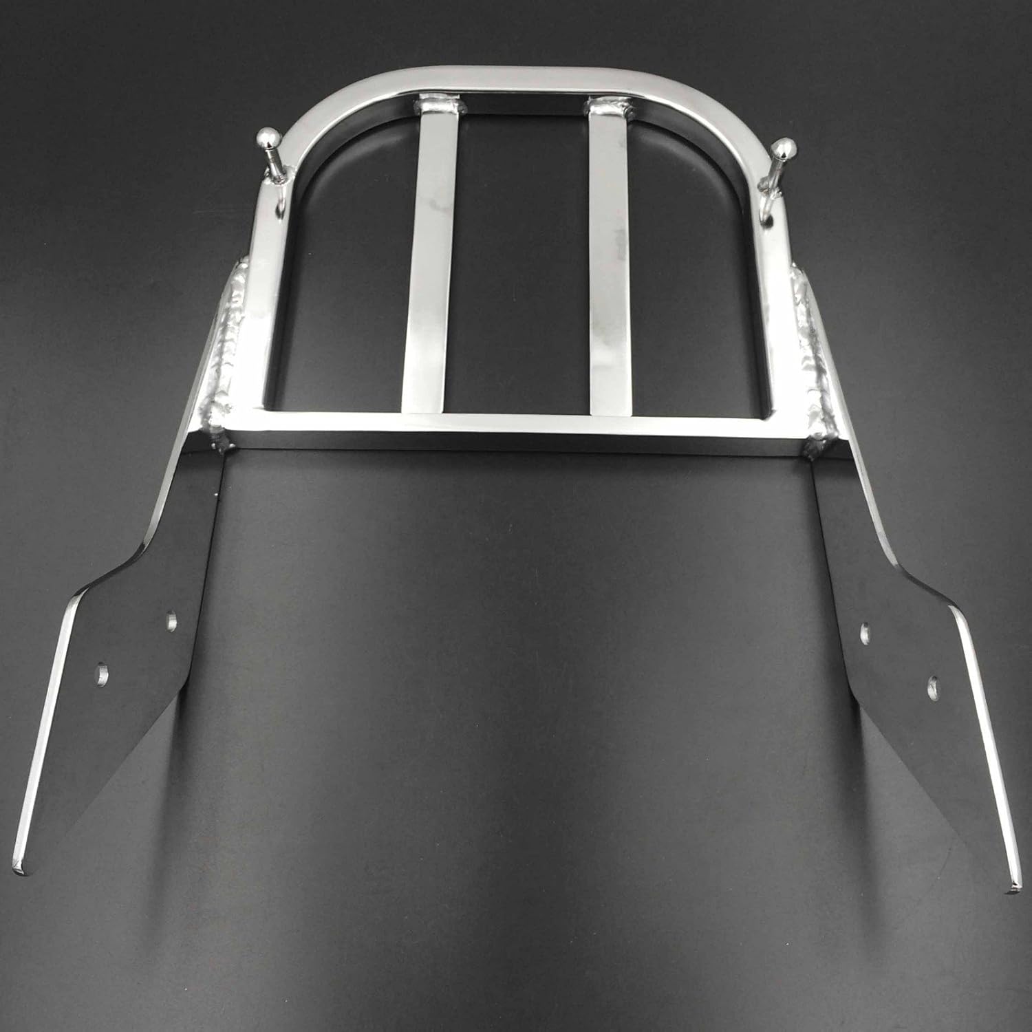 B01G80QJNM Chrome Sissy Bar Luggage Rack Compatible with 20022006