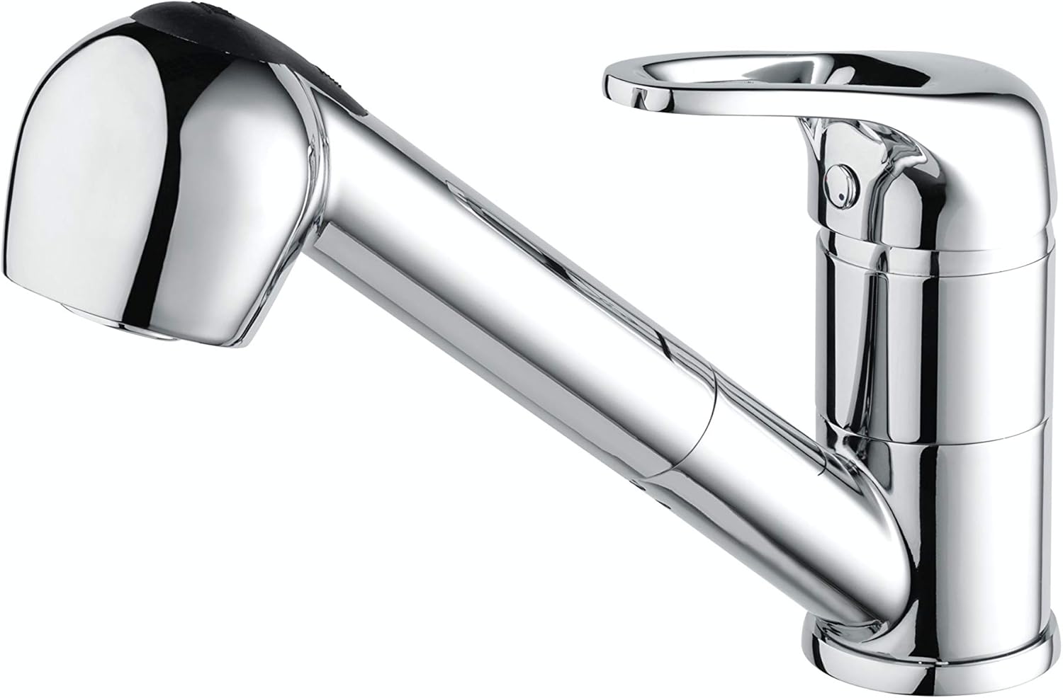 Bristan Pea Pullsnk C Pear Kitchen Sink Mixer Tap With Pull Out