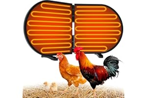 Alpcouts Chicken Coop Heater for Winter, Foldable Flat-Panel Radiant Heater for Chicken Coop, Large Waterproof Chicks Coop He