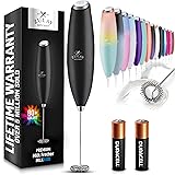 Zulay Kitchen Handheld Milk Frother with Duracell