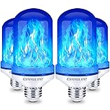 CPPSLEE Upgraded LED Flame Light Bulbs, 4 Modes