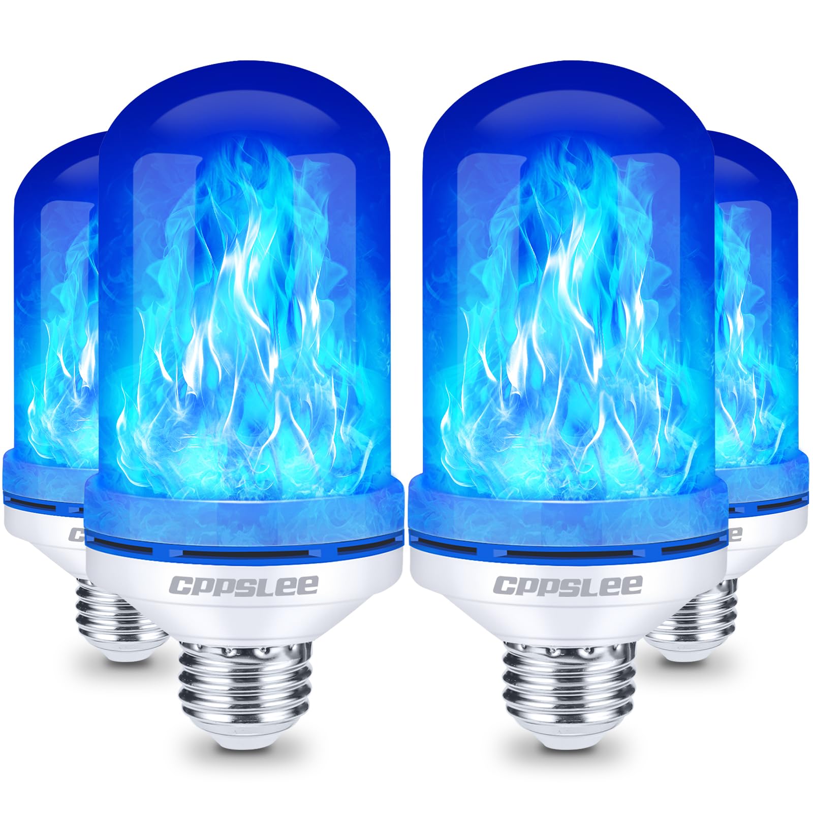 CPPSLEE Upgraded LED Flame Light Bulbs, 4 Modes
