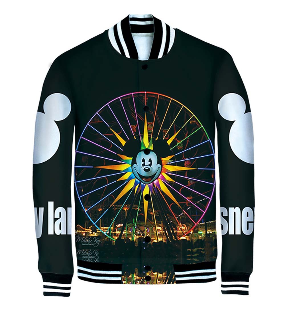 R-deer Mens Designed Cartoon Printed Comfy Jersey Jacket Coat