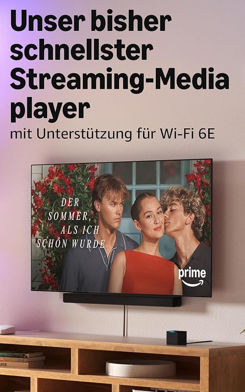 Fire TV Cube (Neueste Generation) | Streaming-Mediaplayer mit Sprachsteuerung mit Alexa, Wi-Fi 6E, 4K Ultra HD, finde Serien schneller mit Alexa+