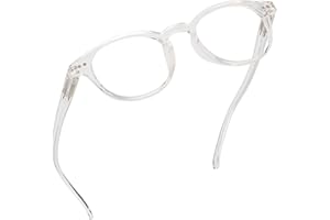 Readerest Blue Light Blocking Reading Glasses (Clear, 1.00 Magnification) - Computer Eyeglasses With Thin Reflective Lens, Antiglare, Eye Strain, UV Protection, Stylish For Men And Women