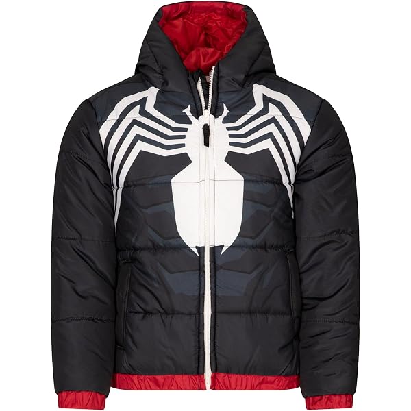 Amazon.com: Marvel Spider-Man Big Boys Zip Up Winter Snow Bib Ski