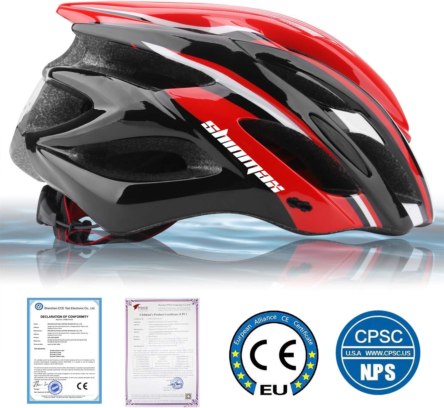 Shinmax Bicycle Helmet with Safety LED Light - Image 3