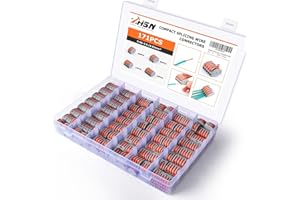 Zhushan 171 PCS Lever Wire Nuts Connectors Kit - Electrical Connectors, 28-12 AWG, Compact Splicing Wire Connectors, Quick Di
