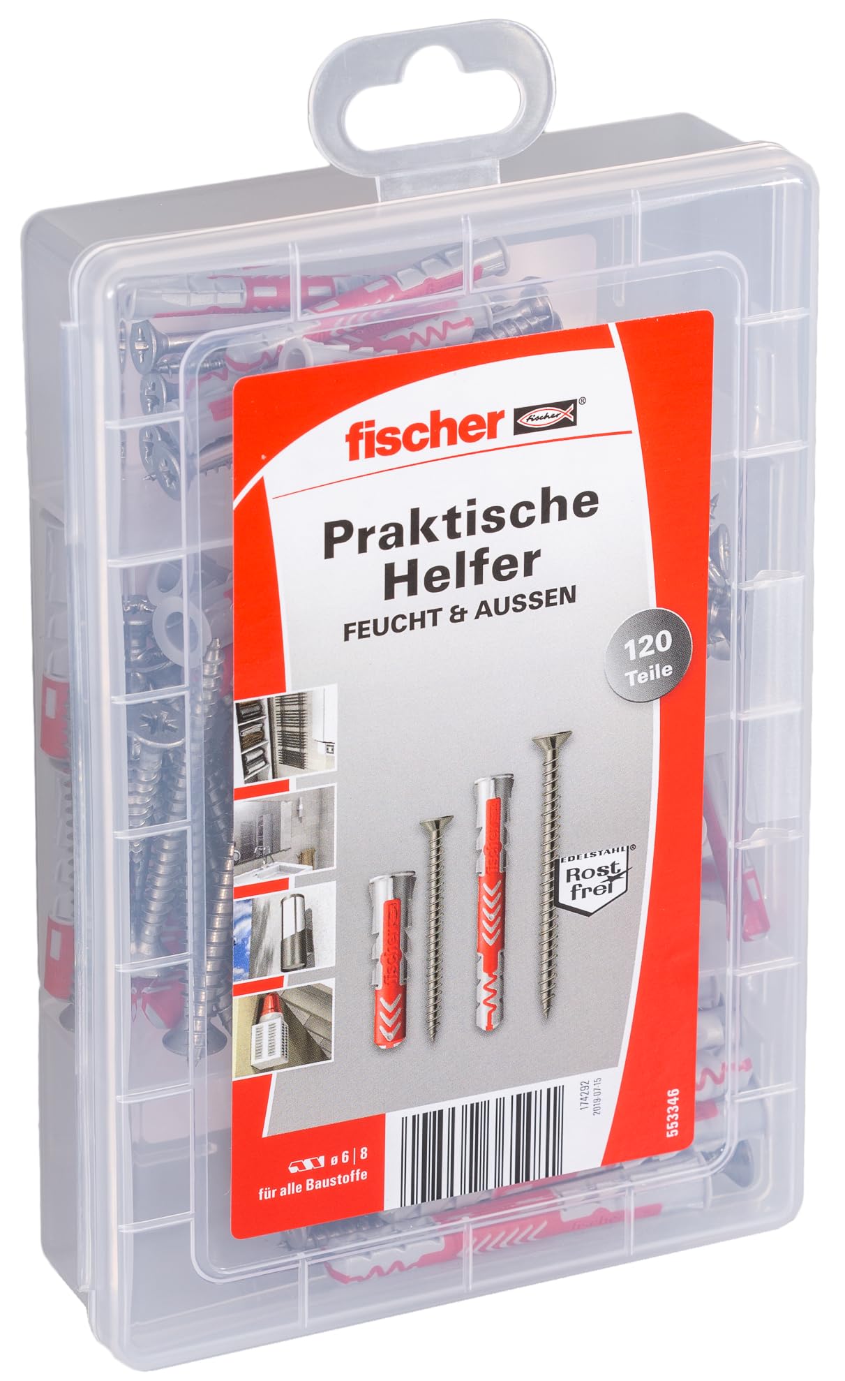 fischer Praktische Helfer Box - DuoPower and Screws Set - 553346