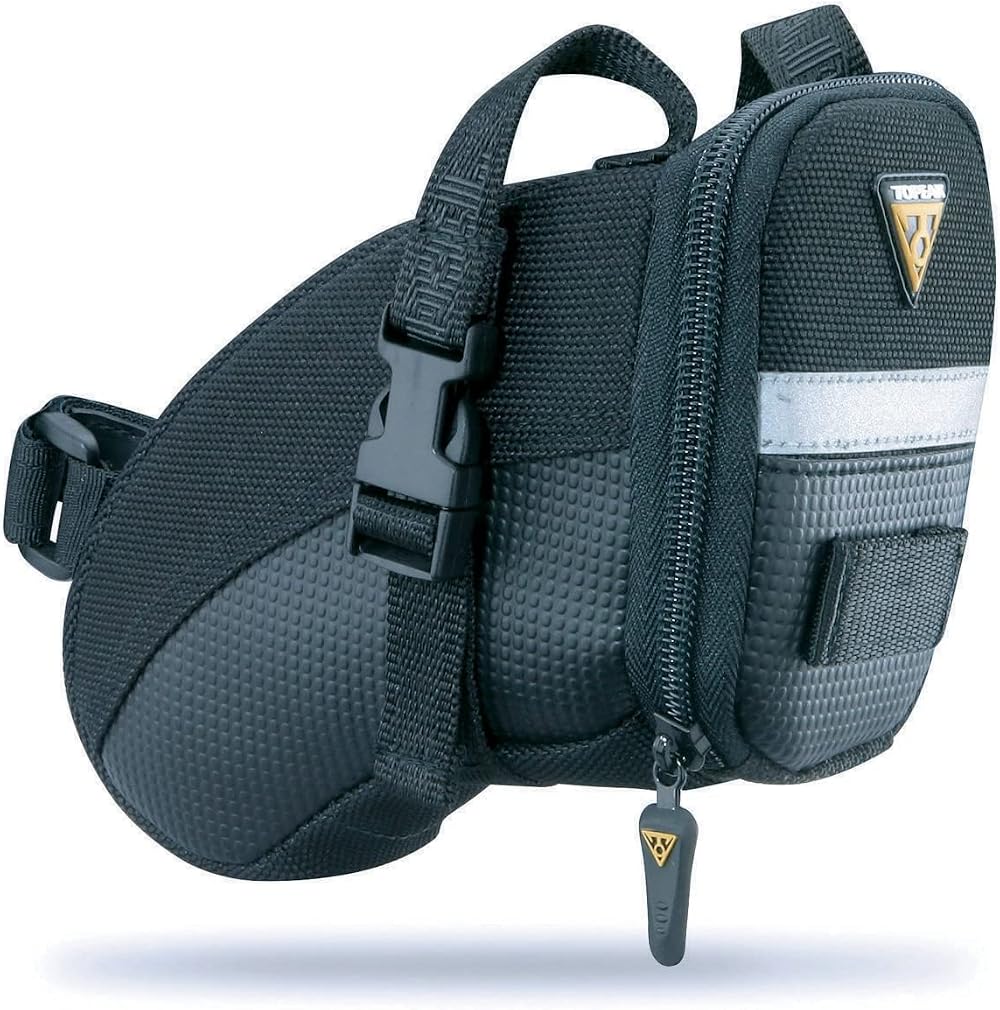 Topeak Aero Wedge Pack Saddle Bag Micro Black Fastening QuickClick Fixer 0.41l