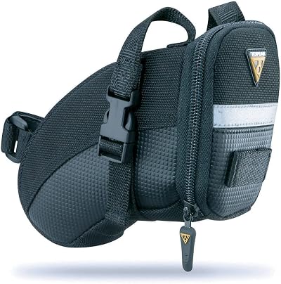 Topeak Aero Wedge Pack Saddle Bag Micro Black Fastening QuickClick Fixer 0.41l
