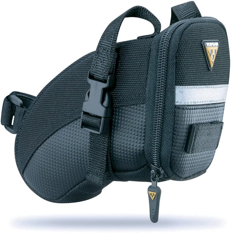 Topeak Aero Wedge Pack Saddle Bag Micro Black Fastening QuickClick Fixer 0.41l