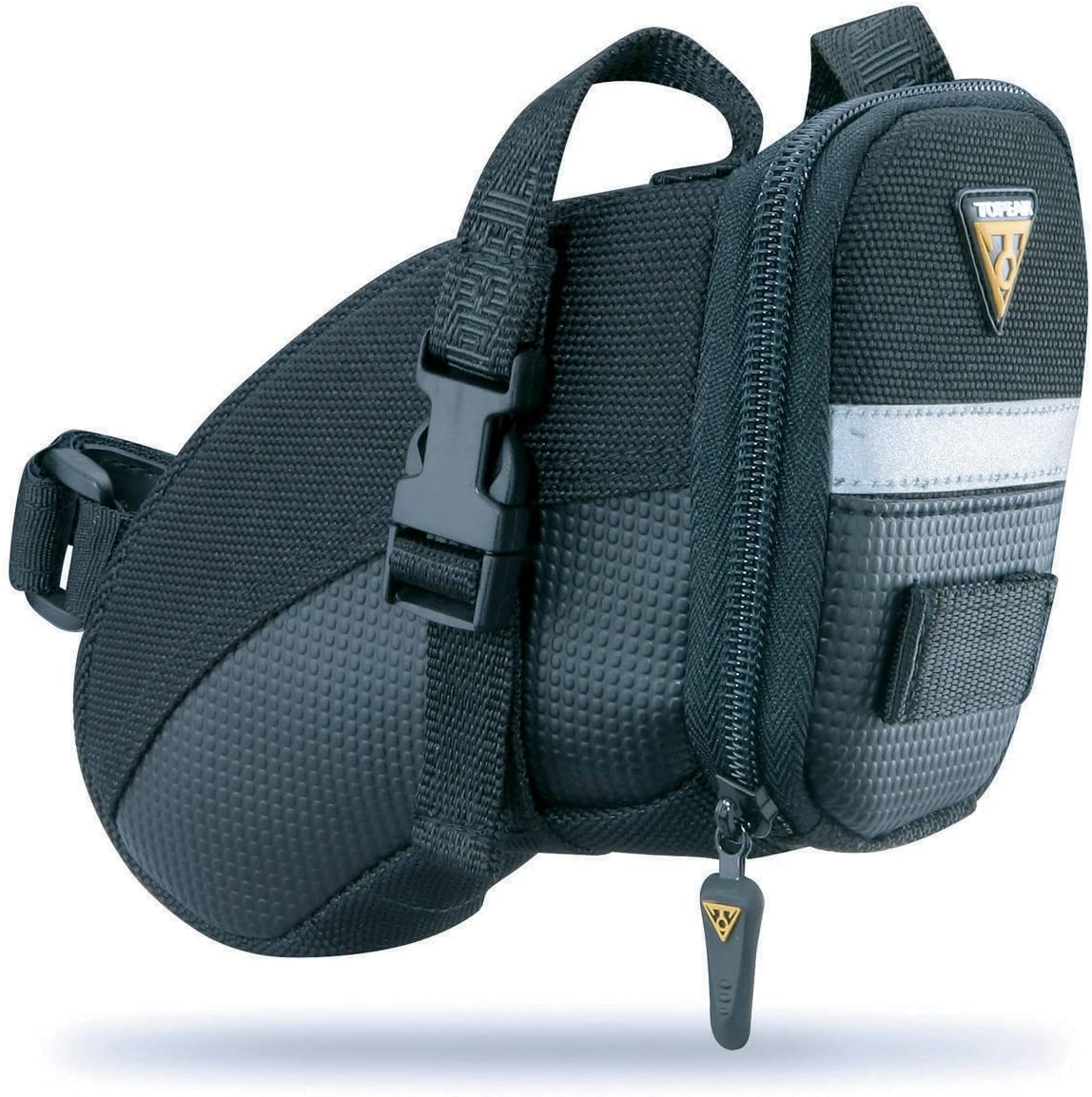 Topeak Aero Wedge Pack Saddle Bag, Strap Fit, Micro, Black