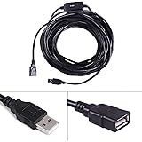 HDE 50 ft. High-Speed 480Mbps USB 2.0 Type A Male to A Female Extension Cable w/ Active Repeater (50 FT)