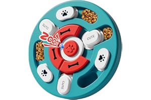 Dog Puzzle Toys, Treat Dispensing Dog Enrichment Toys for IQ Training and Brain Stimulation, Interactive Mentally Stimulating