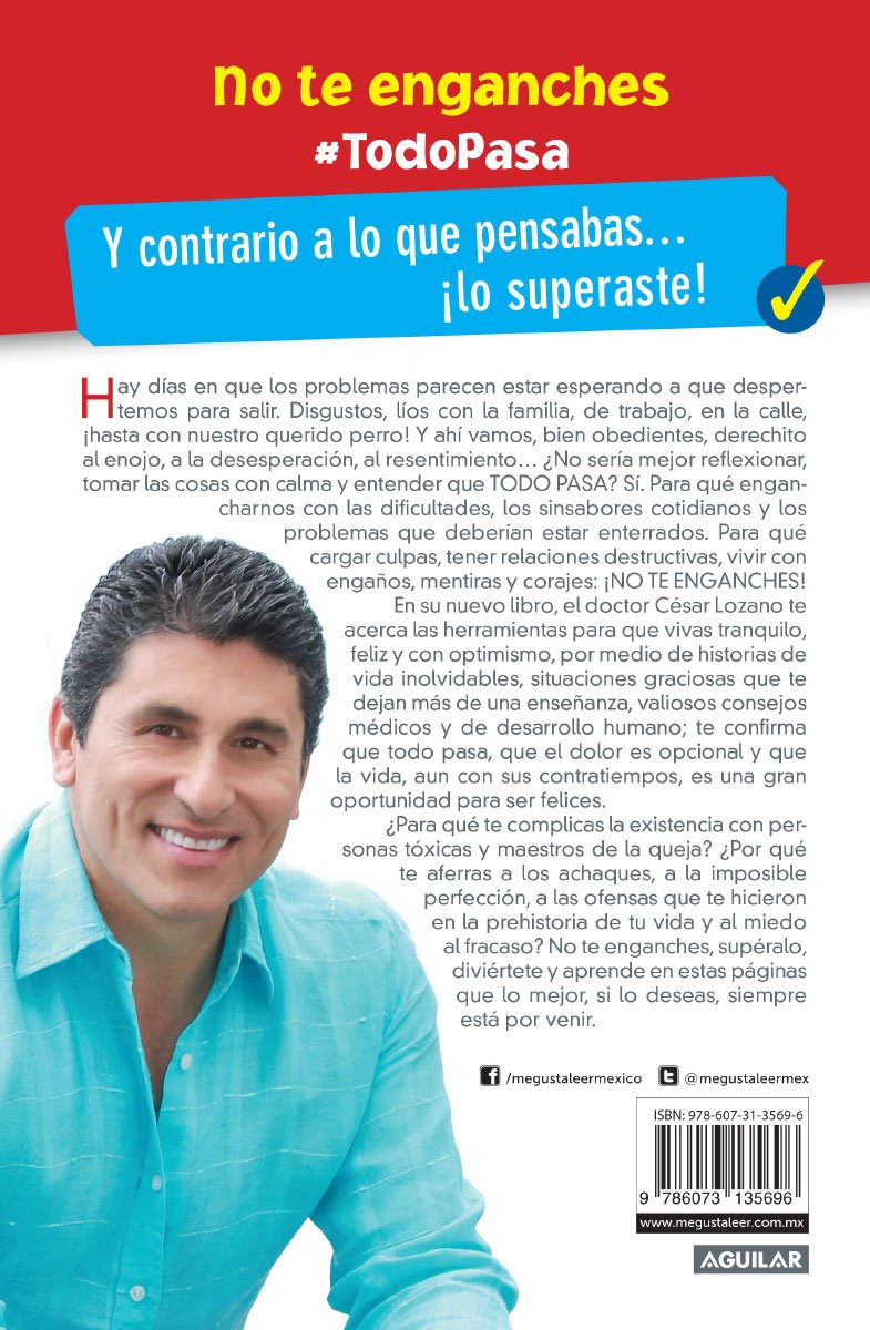 No Te Enganches Cesar Lozano Amazon Com Mx Libros