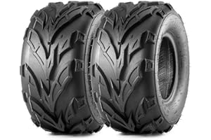 MaxAuto 16x8-7 ATV Tires 16x8x7 Go-Kart Quad Tires,6 PR Tubeless All Terrain UTV Tire, 2 Pack