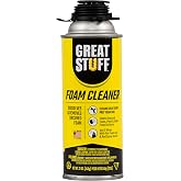 Great Stuff Foam Cleaner 12oz | Dissolves and removes uncured polyurethane foam, 12 oz can, for Great Stuff PRO foam applicator tools, easy clean-up