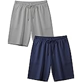 Andrew Scott Men's French Terry Drawstring Shorts|Casual|Lounge | Sweat | Workout | Multi Packs Colors