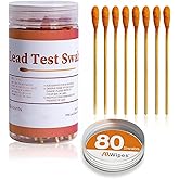 AAwipes Lead Test Swab Kit (80 Pcs Rapid Home Testing Swabs, 30-Second Results Dip in Water). Home Use, Painted, Dishes, Toys
