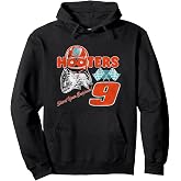 Hooters Start Your Engines Checkered Flag Retro Owl Racing Pullover Hoodie