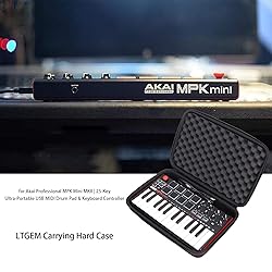 LTGEM Travel Hard Carrying Case for Akai