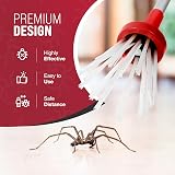 KEPLIN Foldable Spider Catcher 45cm-81cm Long Reach Red view 3