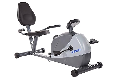 Stamina 4831 Magnetic Recumbent Exercise Bike, Silver in Oman