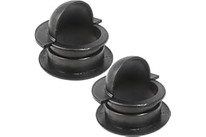 Marsrut 2PCS Foosball Entry Dishes, Foosball Table Parts Replacement, Table Football Entry Cups Accessories, Leisure Sports Machine Accessory (Black)