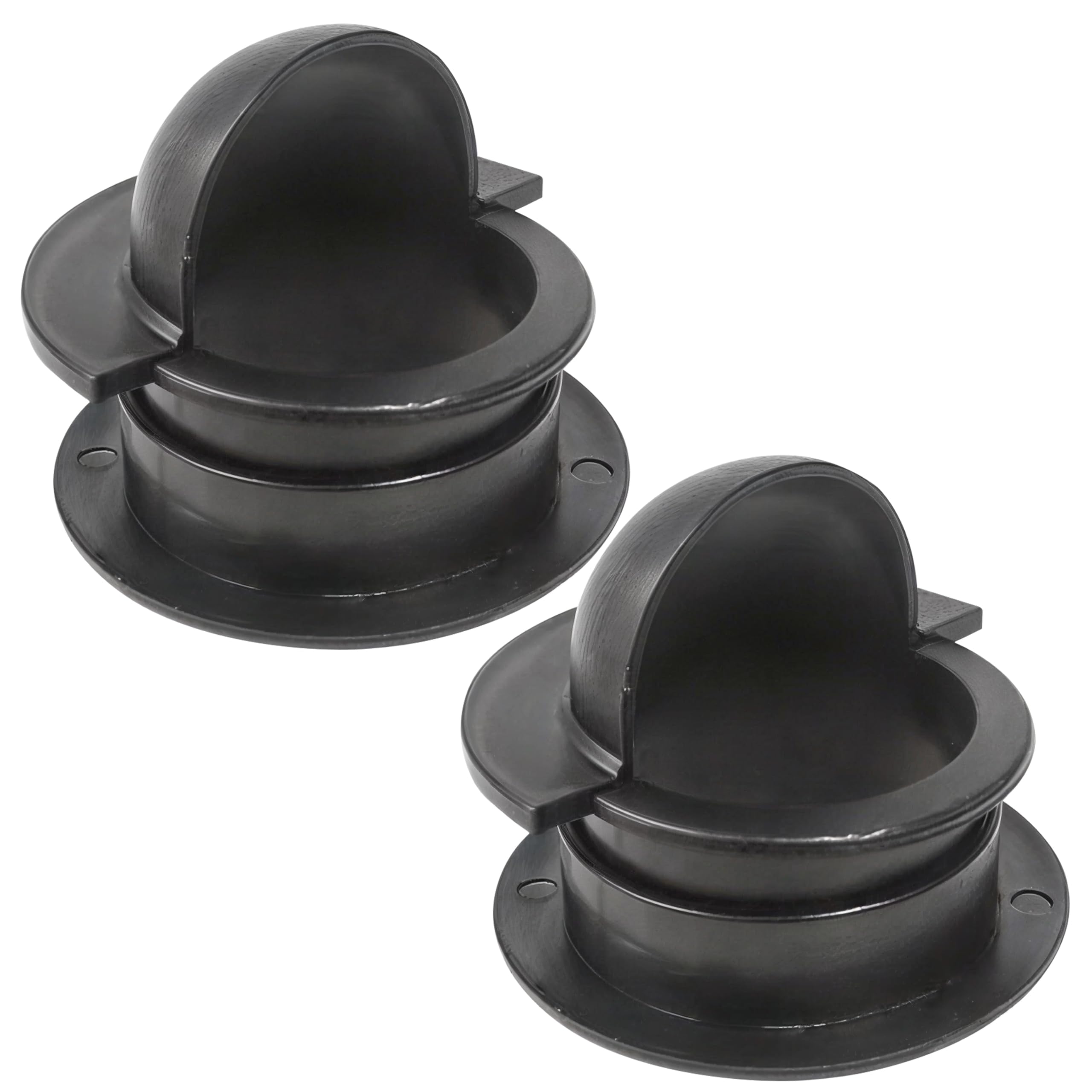 Photo 1 of 2PCS Foosball Entry Dishes, Foosball Table Parts Replacement, Table Football Entry Cups Accessories, Leisure Sports Machine Accessory (Black)