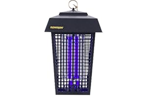 Flowtron Bug Zapper - Outdoor Bug Zapper with 40W Bulb and 5600V Instant Killing Grid - Electric Insect, Fly & Mosquito Zappe