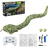 Remote Control Snake Toy,Amphibious RC Snake with Land & Swim Modes, Realistic Bionic Reptile Toy for Kids & Prank Enthusiasts (Green)