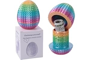 GALAPOPO Mystery Egg Puzzle Box, Money Puzzle Box for Cash Gift, Birthday Wedding Easter Xmas Holiday Celebration Money Gift Ideas, Brain Teaser Puzzle Toy for Adults Kids Teens