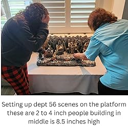 3ft Village Display Stand with mountains for