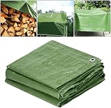 SolaDirect Waterproof Tarpaulin 2 x 3 m with 4 Ball Bungees Green view 4