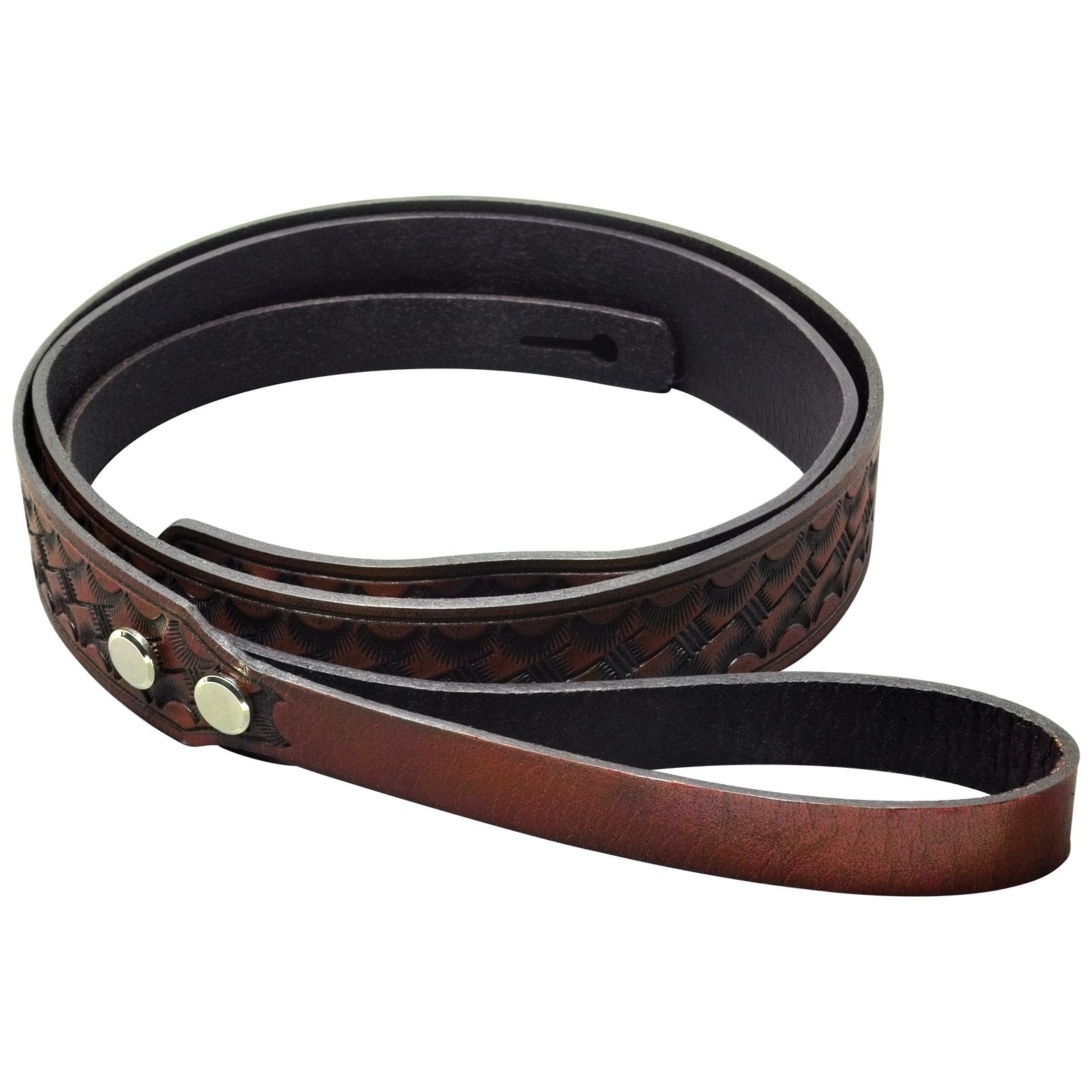 Golden Gate SG-5512 Shelton Leather Mandolin Strap - Mahogany Brown