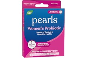 Nature's Way Women's Probiotic Pearls, Supports Vaginal and Digestive Health*, 1 Billion Live Cultures, No Refrigeration Required, 30 Softgels (Packaging May Vary)