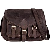 14 Inch Leather Purse Women Shoulder Bag Crossbody Satchel Ladies Tote Travel Purse Genuine Leather
