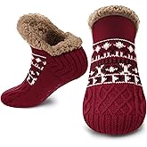 VIMIWINI Fluffy Fuzzy Warm Slipper Socks for Women Men Thick Fleece Lined Non-Slip Socks Indoor Floor ChristmasGiftsfor women Winter super Soft Warm Cozy Grip Socks